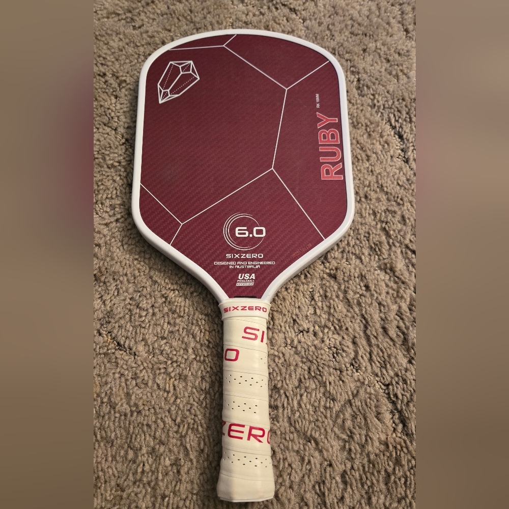 Six Zero Ruby pickleball paddle